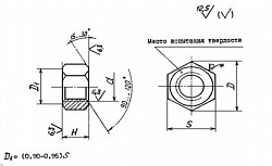 ОСТ 26-2041-96 Гайки шестигранные для фланцевых соединений