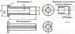 ГОСТ 12639-80 Заклепки пустотелые с плоской головкой